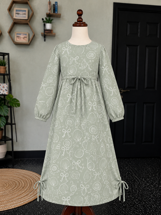 GIRLS Salt & Sage Swim Dress