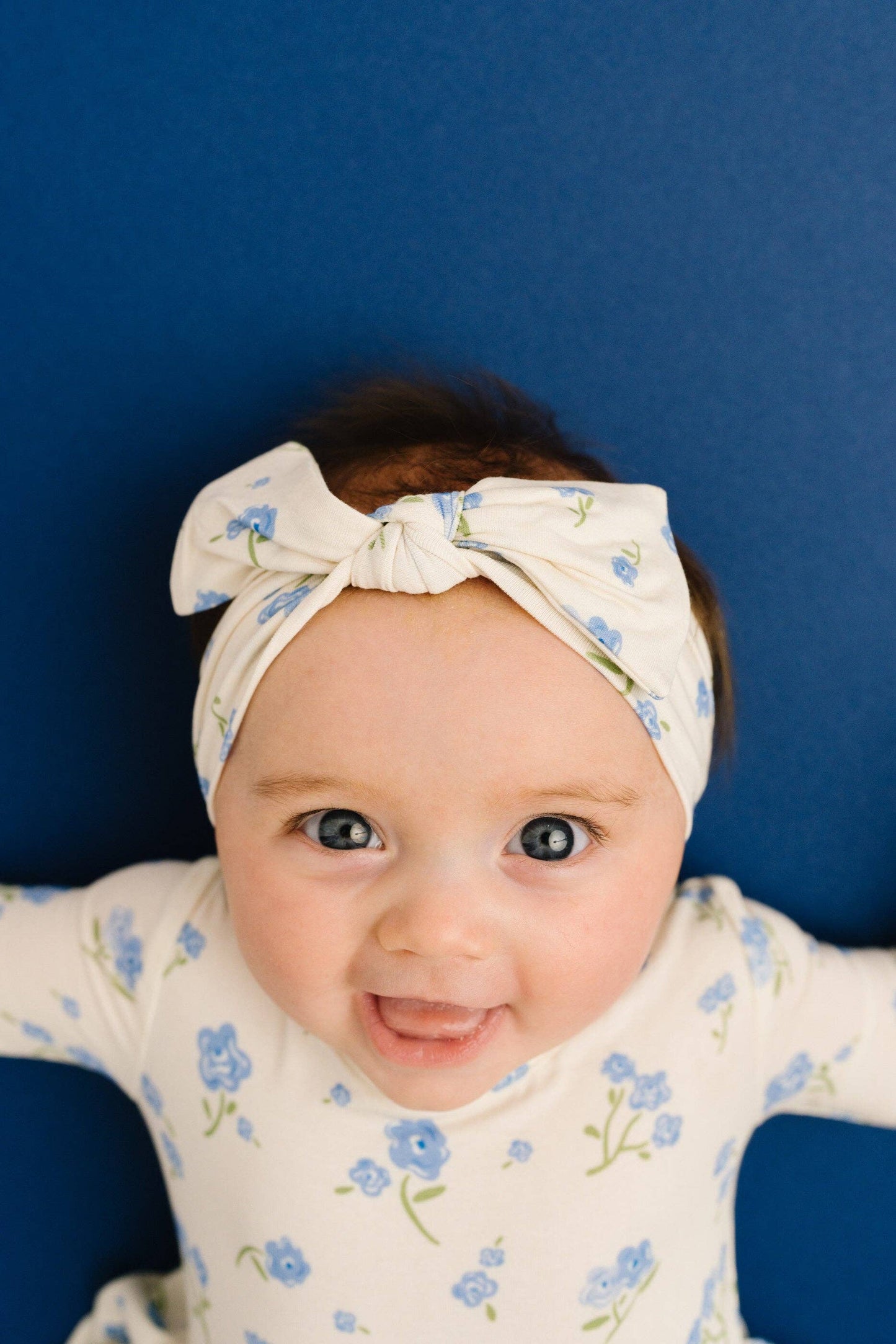 Blue Blooms Bodysuit Bamboo Dress: 2T