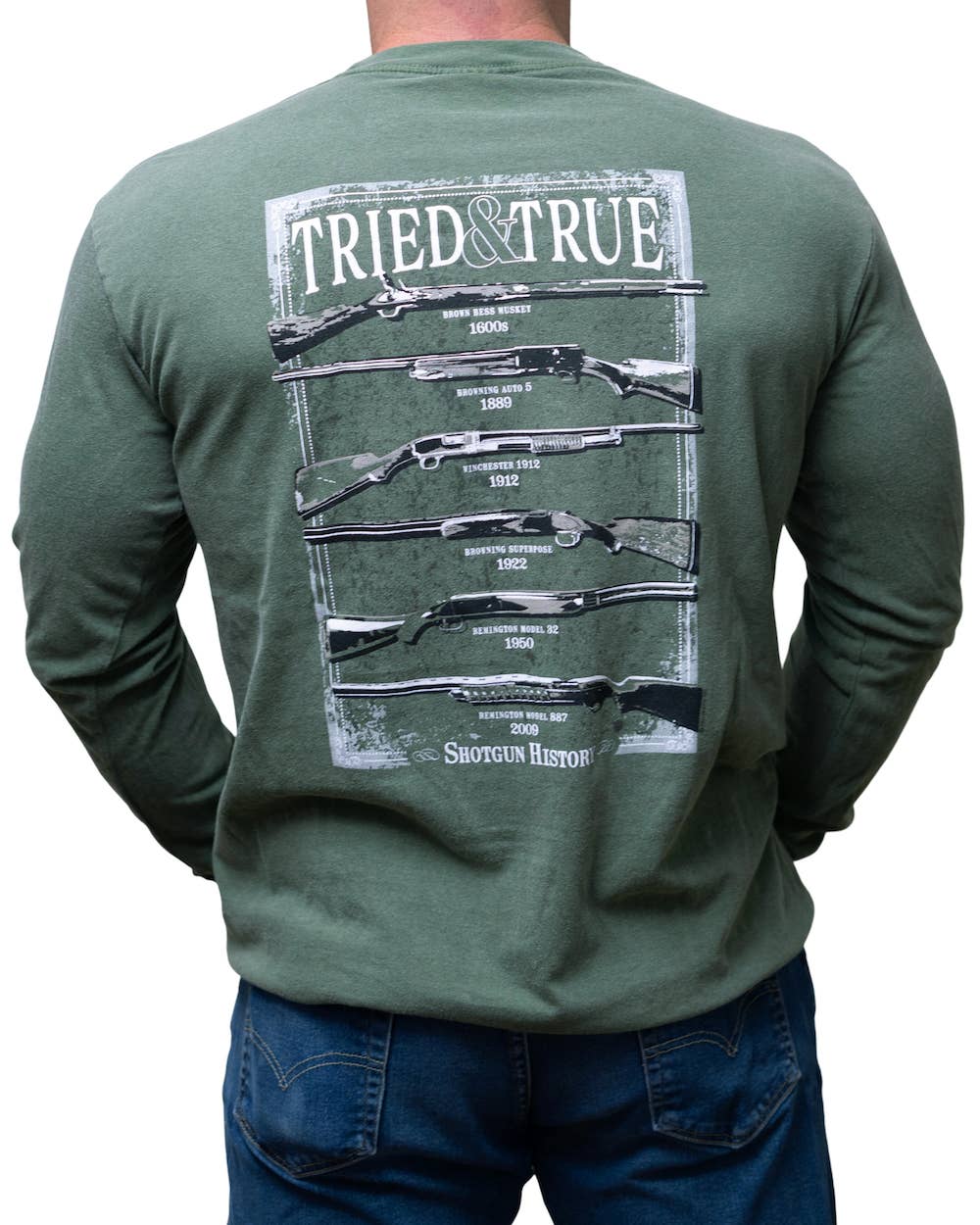 Shotgun Evolution Hemp Long-Sleeve T-Shirt: Hemp / Small