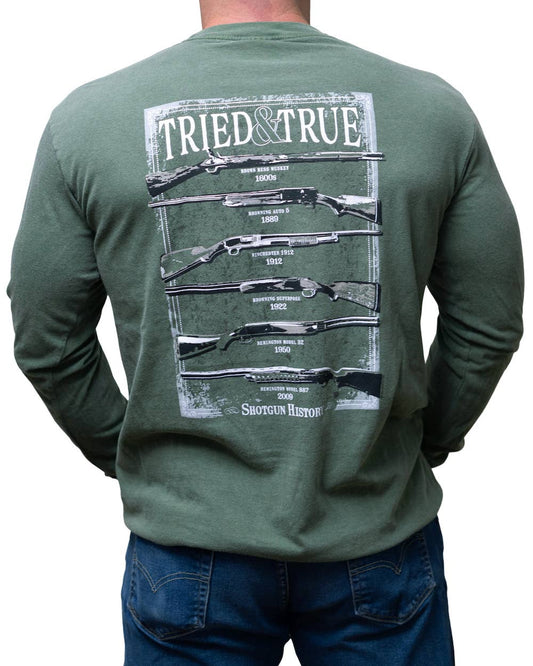 Shotgun Evolution Hemp Long-Sleeve T-Shirt: Hemp / Small