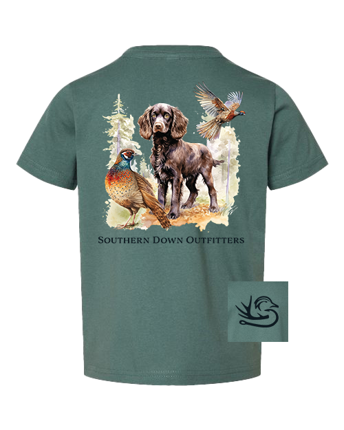 Pheasant Brittany Toddler Tee: 7