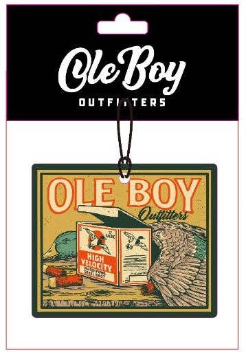 OLE BOY 12 Gauge Air Freshener: Black Ice