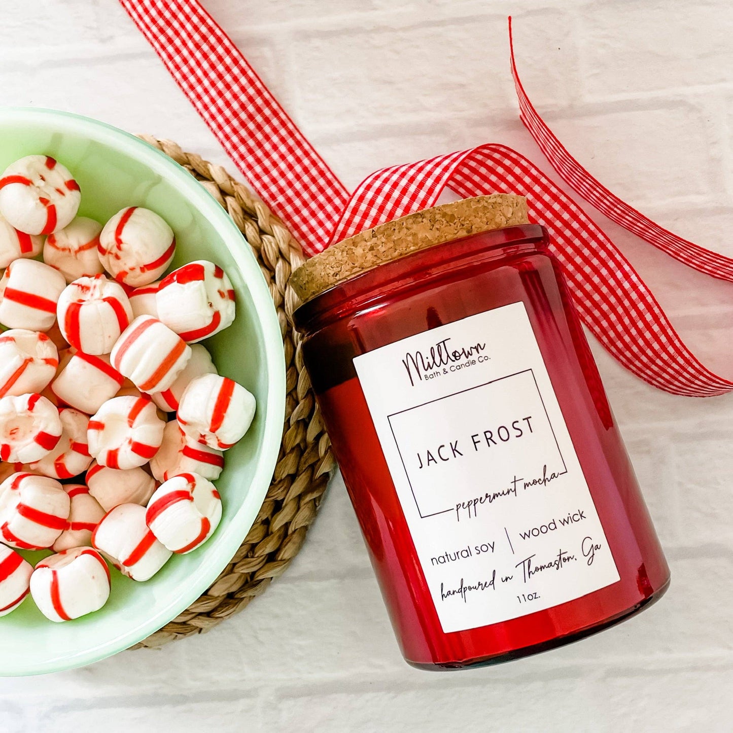 Jack Frost Soy Candle-100% Natural Soy Wax | Wooden-Wick Candles | Clean-Burning & Long-Lasting