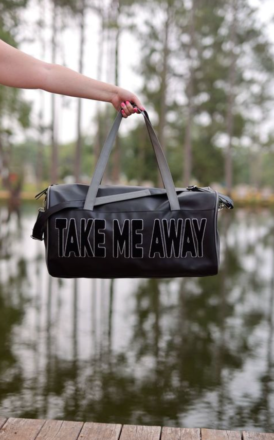 Duffle Bag - Take Me Away (Black/Grey)